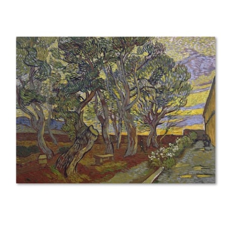 Van Gogh 'The Garden Bench At Saint Pauls Hospital' Canvas Art,14x19